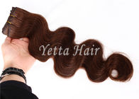 Schönheit brasilianische Haar-Webart 18 Zoll-Browns/Doppeltes einschlag-Remy-Haar