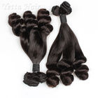 8 Zoll - das 18 Zoll-brasilianische gelockte Haar, verdoppeln gezogene Tante Funmi Hair Weave