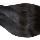 Natürliche Farbgerade indische Haar-Erweiterungen, Jungfrau-Haar des Grad-7A mit Weiche und Glanz