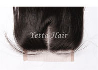Freie Trennung/mittleres Trennspitzenoberteil-Schließung Remy-Haar, Körper-Wellen-brasilianisches Jungfrau-Haar