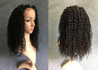 Kundengebundenes Längen-Spitze-Front-Menschenhaar-Perücken-natürliches Schwarzes für schwarze Frauen