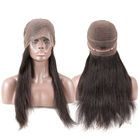 360 Dichte-brasilianische gerades Haar-Erweiterungen der Spitze-vordere Menschenhaar-Perücken-/150%