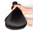 100% malaysisches gerades Haar rollt für schwarze Frauen/Doppelt-einschlaghaar-Erweiterungen zusammen