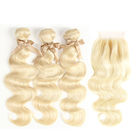 Brasilianer-Jungfrau-Körper-Haar-Welle Remy Soems 100% 613 blondes Menschenhaar-Bündel