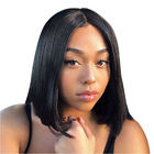 Doppelte Jungfrau-kambodschanische Haar-Erweiterungs-gerade natürliche Farbe des Einschlagfaden-100% rohe kurz