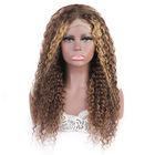 Unverarbeitete tiefe Wellen-Spitze Front Wig Glueless Human Hair