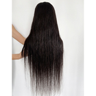 brasilianisches Front Human Hair Wigs No-Verschütten der Spitze-1B/27