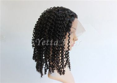 Spitze-Front-Menschenhaar-Perücken-verworrenes gelocktes der Dichte-150% natürliche mit dem Baby-Haar