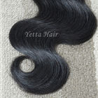 Unverarbeitete Jungfrau-malaysische Haar-Erweiterungs-Körper-Wellen-Haar-Webart 1B#