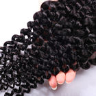 Afro-gelockte 100% brasilianische menschliche Jungfrau-Haar-einschlagerweiterungs-natürliche Farbe