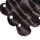 Natürliche Farbjungfrau-brasilianisches gewelltes Haar 100%/8 Zoll - eine 40 Zoll-Webart rollt zusammen