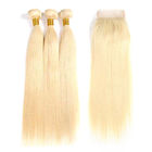 #613 Brasilianer-Jungfrau-Haar-gerades Menschenhaar-Webart der Blondinen-100% einfach zu färben und Restyle