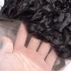 30 Zoll-Jungfrau-brasilianische gelocktes Haar-Wasser-Welle 100% 3 Bündel mit Stirnseite