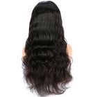 100% natürliche Menschenhaar-Spitze-Front-Perücken/lang Haar-Perücken für schwarze Frauen