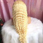 Tiefe der Wellen-100% peruanische Ombre blonde Farbe Menschenhaar-der Erweiterungs-613# für Dame