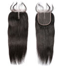 Brasilianisches Haar der unverarbeiteten Jungfrau-100 für Dame, 6 x 6 Spitze-Schließung mit Bündeln
